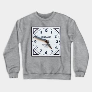 Vintage French Clock Crewneck Sweatshirt